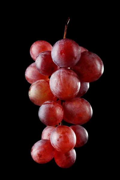 Grape on black background — Stock Photo, Image