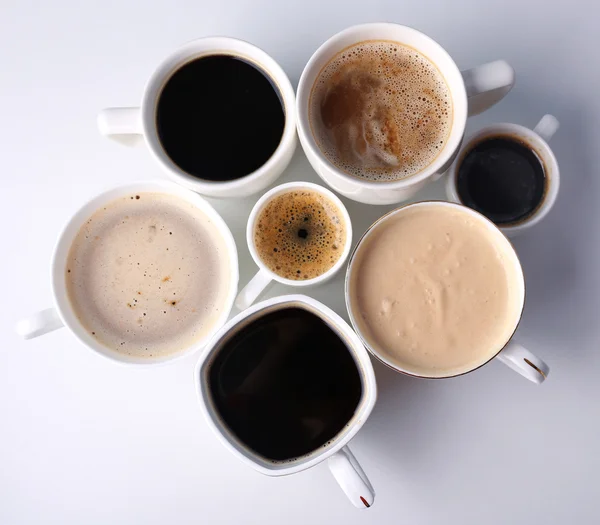 Muitas xícaras de café — Fotografia de Stock