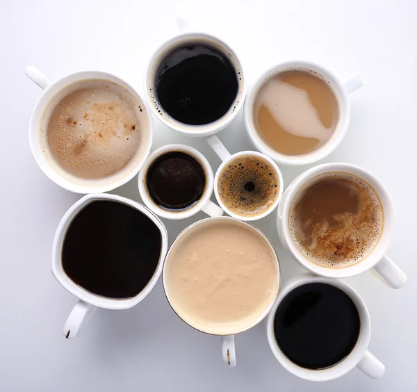 Lots of coffee cups — Stock Photo, Image