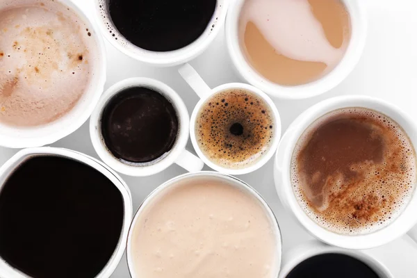 Lots of coffee cups — Stock Photo, Image