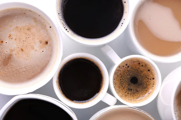 Lots of coffee cups — Stock Photo, Image