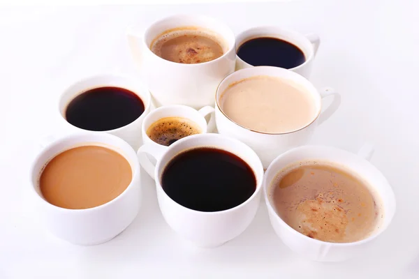 Spousta šálků kávy — Stock fotografie
