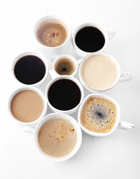 Beaucoup de tasses à café — Photo