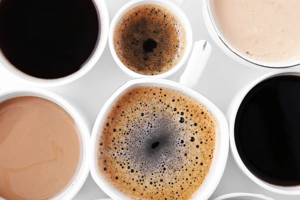Spousta šálků kávy — Stock fotografie