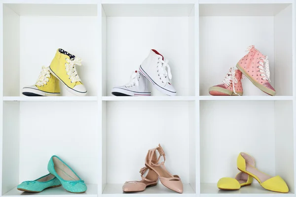 Коллекция обуви — стоковое фото