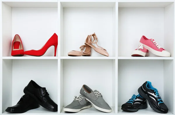 Collezione di scarpe moda — Foto Stock