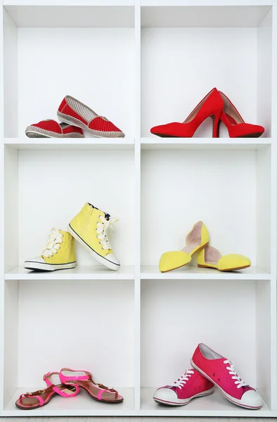 Collezione di scarpe moda — Foto Stock