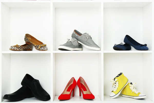 Collezione di scarpe moda — Foto Stock