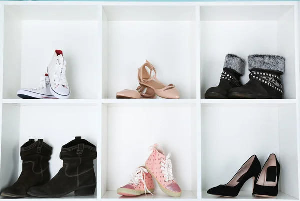 Collectie van mode schoenen — Stockfoto