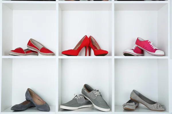 Kolekce módní boty — Stock fotografie