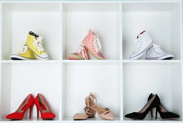 Coleção de sapatos de moda — Fotografia de Stock