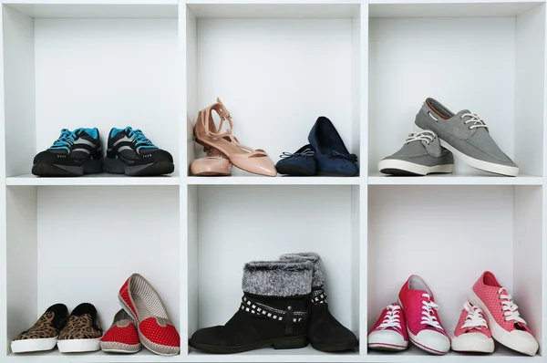 Collectie van mode schoenen — Stockfoto