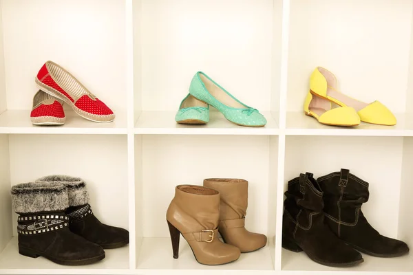 Collezione di scarpe moda — Foto Stock