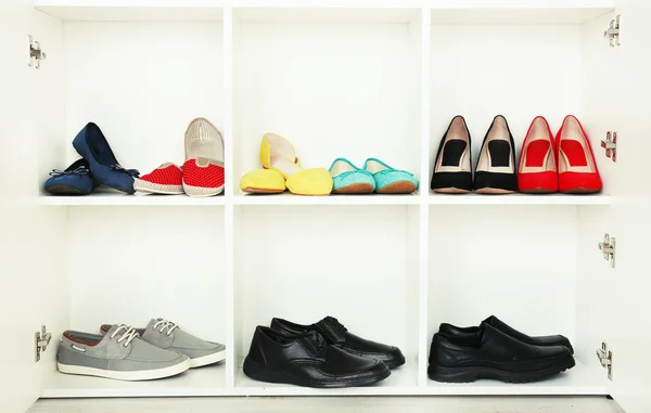 Samling av mode skor — Stockfoto