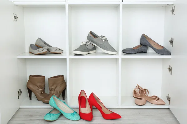 Collectie van mode schoenen — Stockfoto