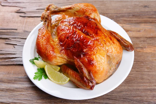 Lahodné pečené kuře — Stock fotografie