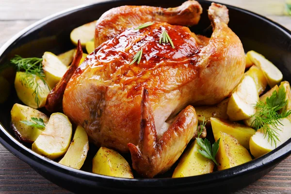 Delicious baked chicken — Stock Photo, Image