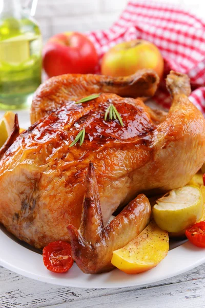 Delicious baked chicken — Stock Photo, Image