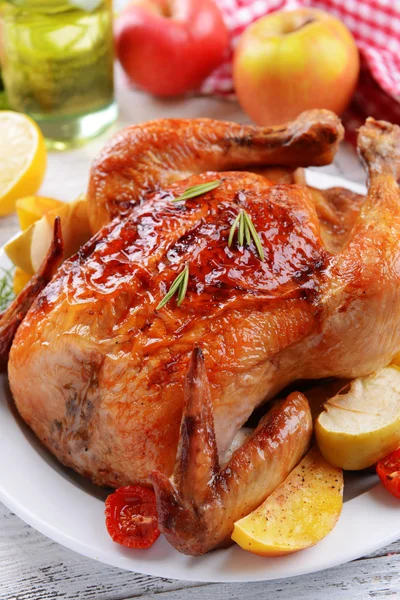 Delicious baked chicken — Stock Photo, Image