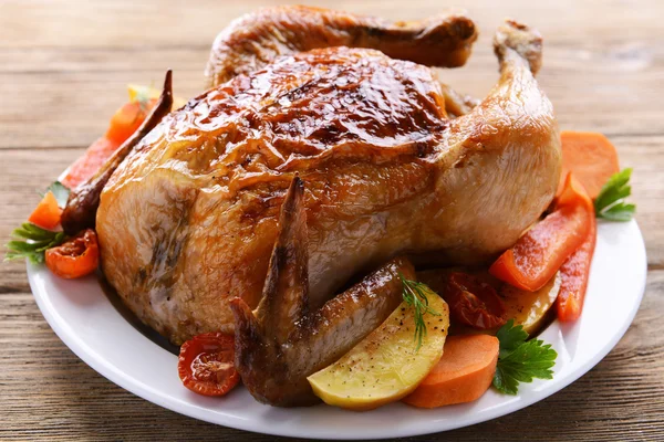 Delicioso pollo al horno —  Fotos de Stock