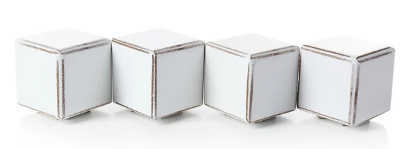 Cubes éducatifs blancs — Photo