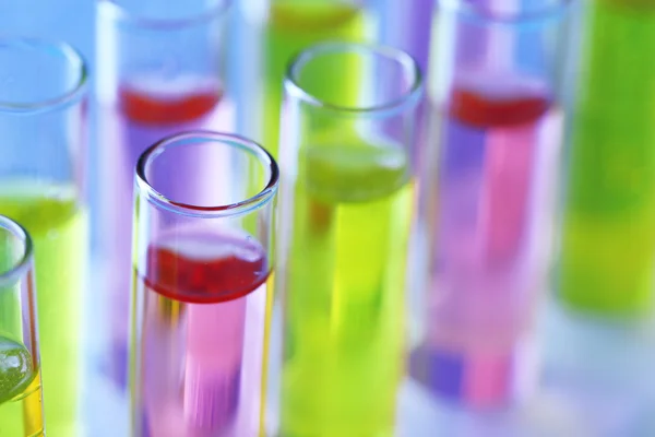 Test tubes with liquid — Stock Photo, Image