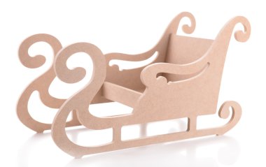 Ahşap oyuncak kızak