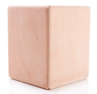 Dekor için ahşap kutu