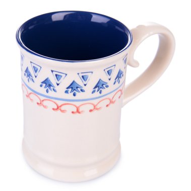 boş bardak beyaz izole