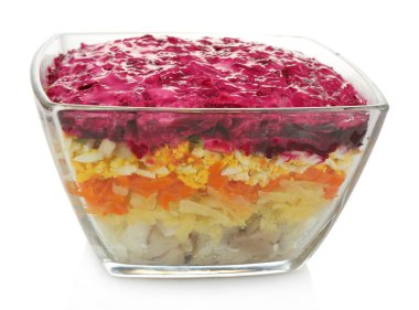 Rus ringa balığı salatası