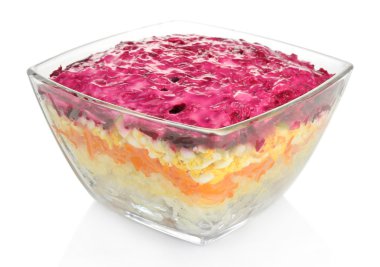 Rus ringa balığı salatası