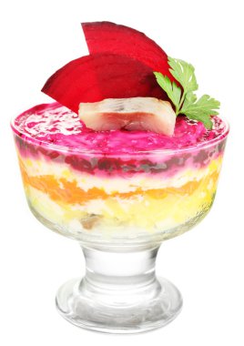 Rus ringa balığı salatası