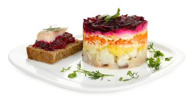 Rus ringa balığı salatası