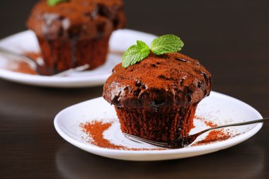 Lezzetli çikolatalı kek