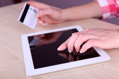 Internet alışveriş için kavramı