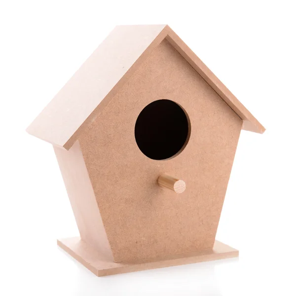 Wooden birdhouse decor — Stock Photo, Image