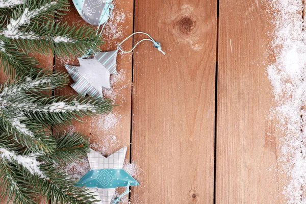 Green fir tree with toys — Stock Photo, Image