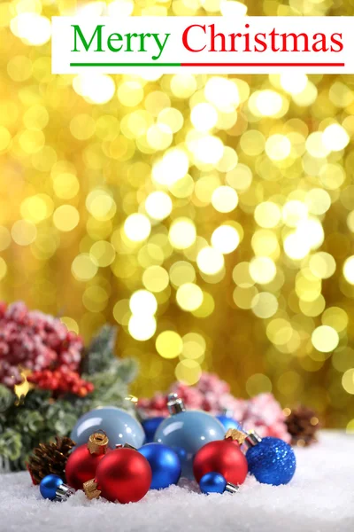 Boules de Noël colorées — Photo