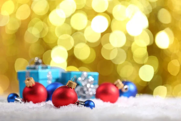 Bolas de Natal coloridas — Fotografia de Stock