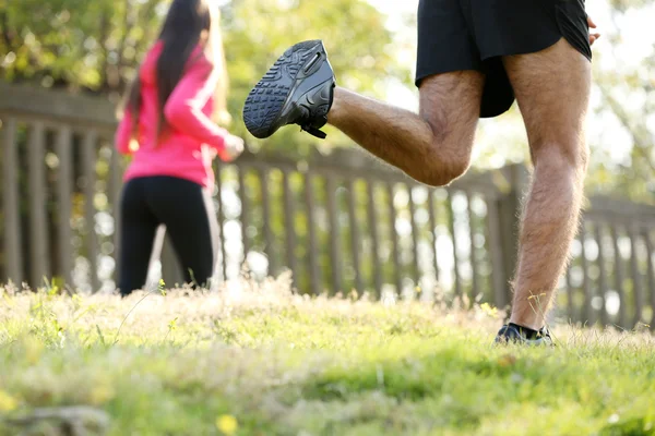 Young people jogging — Stock Photo, Image