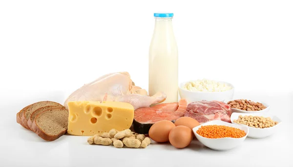 Alimente bogate în proteine — Fotografie, imagine de stoc