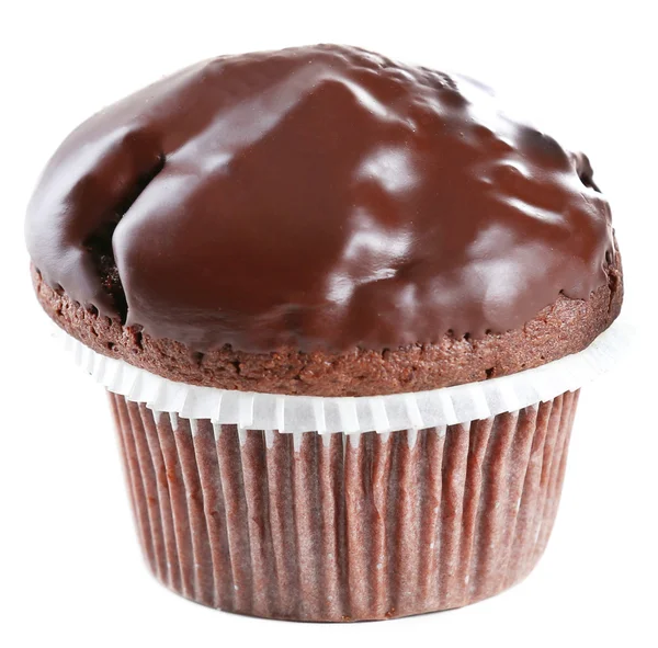 Leckerer Schokoladen-Cupcake — Stockfoto