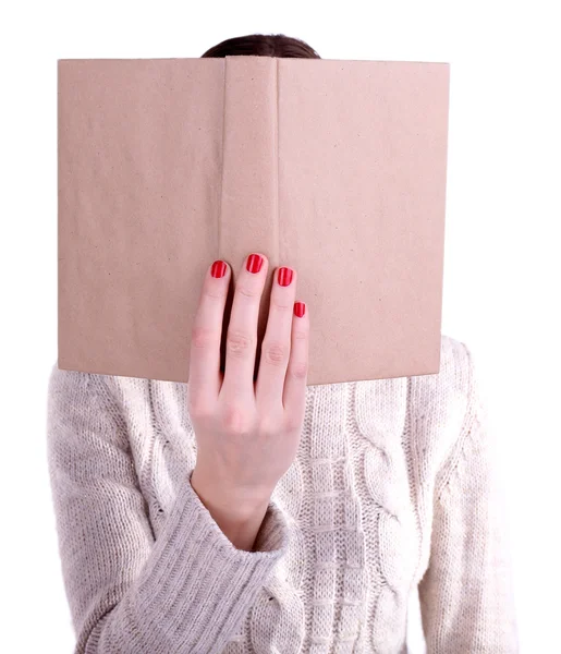 Chica leyendo libro — Foto de Stock