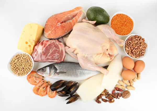 Food high in protein Stock Image