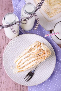 Napolyon pasta sütlü