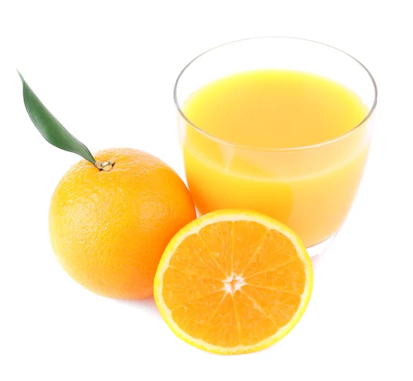 Glas färsk apelsinjuice — Stockfoto