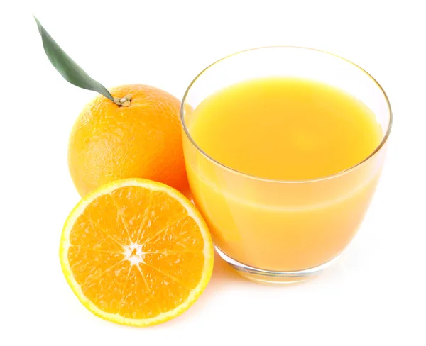 Glass of fresh orange juice — Stock Photo, Image