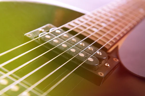 Guitarra eléctrica, primer plano — Foto de Stock
