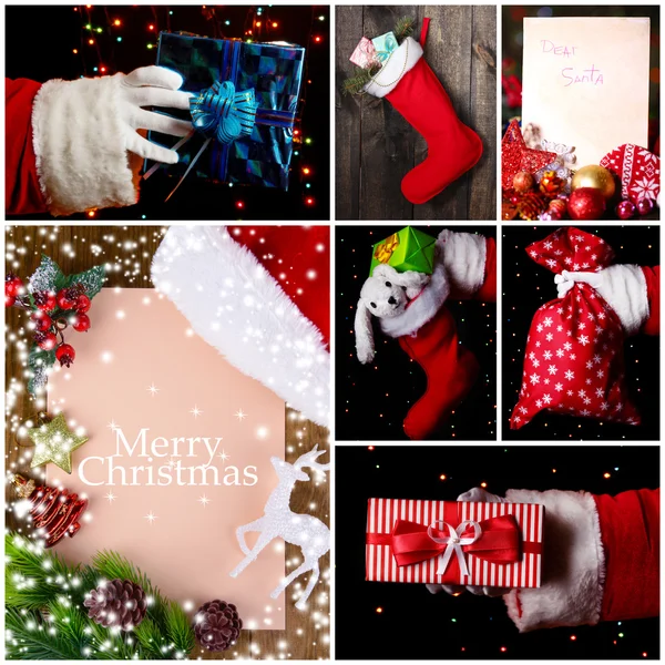 Collage di Natale — Foto Stock