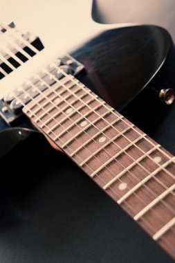 elektro gitar, close up